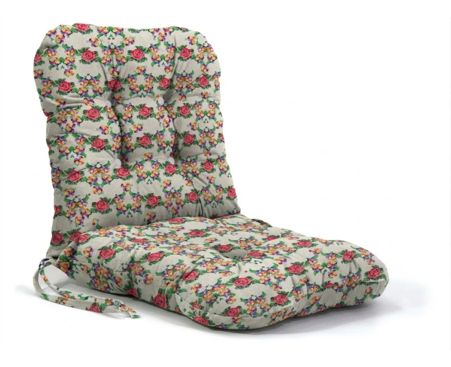 Μαξιλάρι μπαμπού Russia design ύφασμα λονέτα με πλάτη | Mypouf.gr