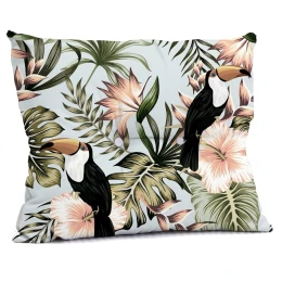 Μαξιλάρι Πλάτης Με 2 Κουμπιά Tukanpink design - Λονέτα Ύφασμα