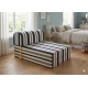 Πολυθρόνα - Κρεβάτι Flip Chair Florina Λονέτα Ύφασμα dark blue stripes design - Εικόνα 2 | Mypouf.gr