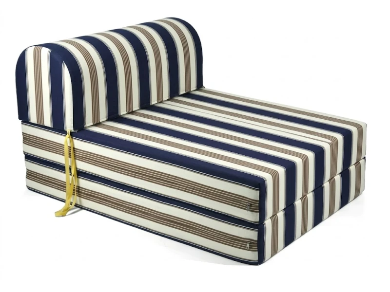 Πολυθρόνα - Κρεβάτι Flip Chair Florina Λονέτα Ύφασμα dark blue stripes design