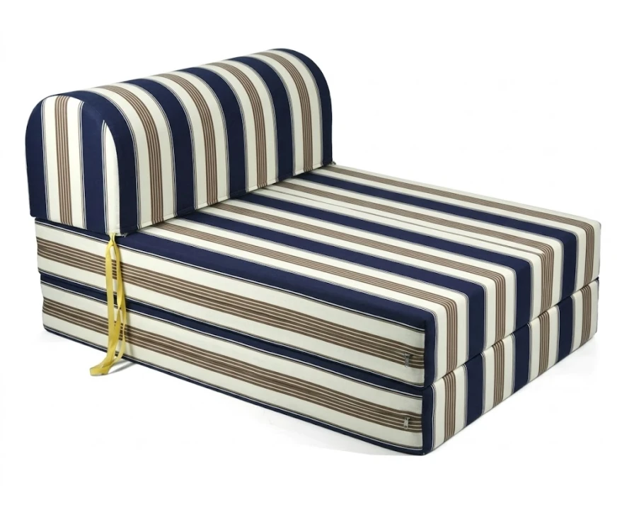 Πολυθρόνα - Κρεβάτι Flip Chair Florina Λονέτα Ύφασμα dark blue stripes design