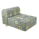 Πολυθρόνα - Κρεβάτι Flip Chair Florina Λονέτα Ύφασμα Patch Mosaic design