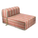Πολυθρόνα - Κρεβάτι Flip Chair Florina Λονέτα Ύφασμα wide stripes orange design