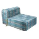 Πολυθρόνα - Κρεβάτι Flip Chair Florina Λονέτα Ύφασμα wide stripes turquoise design