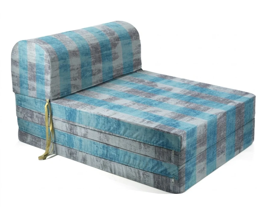 Πολυθρόνα - Κρεβάτι Flip Chair Florina Λονέτα Ύφασμα wide stripes turquoise design