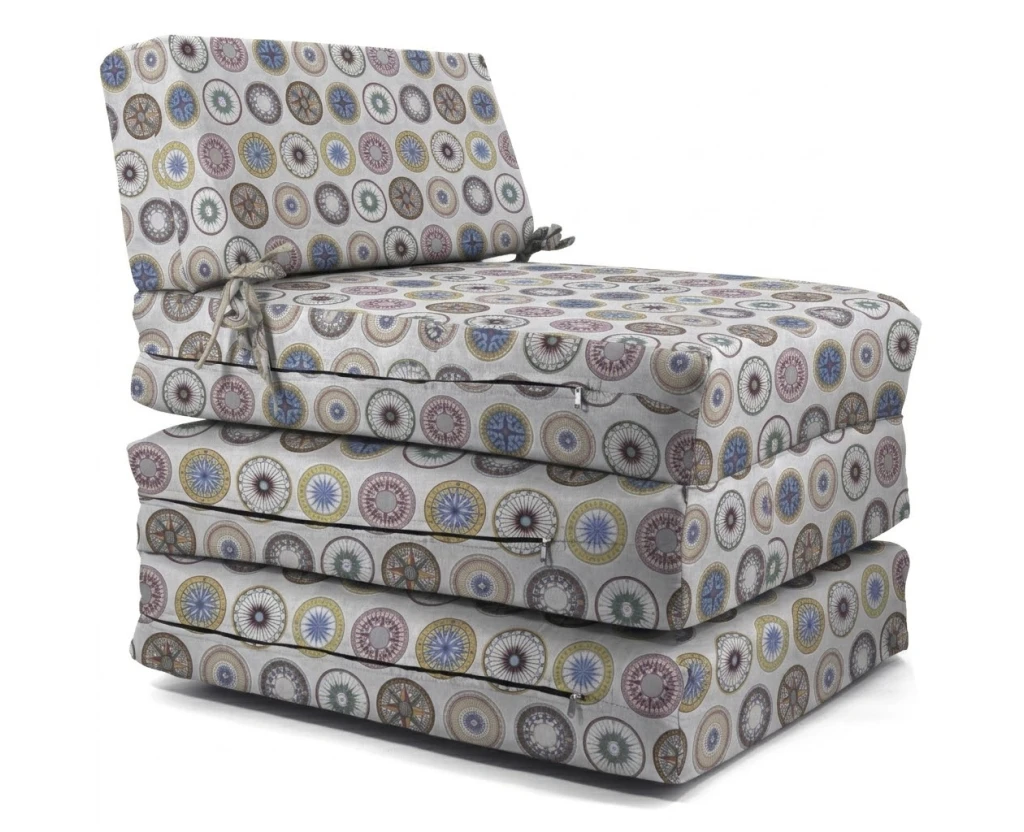 Πολυθρόνα - Κρεβάτι Flip Chair Panama Λονέτα Ύφασμα compass design | Mypouf.gr