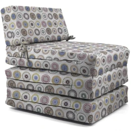 Πολυθρόνα - Κρεβάτι Flip Chair Panama Λονέτα Ύφασμα compass design