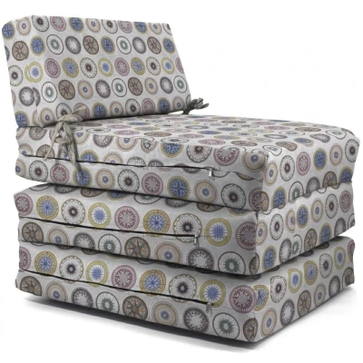 Πολυθρόνα - Κρεβάτι Flip Chair Panama Λονέτα Ύφασμα compass design