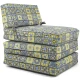 Πολυθρόνα - Κρεβάτι Flip Chair Panama Λονέτα Ύφασμα Patch Mosaic design | Mypouf.gr
