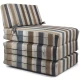 Πολυθρόνα - Κρεβάτι Flip Chair Panama Λονέτα Ύφασμα wooden design | Mypouf.gr