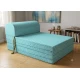 Πολυθρόνα - Κρεβάτι Flip Chair Florina - 70% αδιαβροχοποίηση Ύφασμα απόχρωση σχέδιο (Design Beehive Γαλάζιο-Τιρκουάζ) - Εικόνα 2 | Mypouf.gr