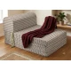 Πολυθρόνα - Κρεβάτι Flip Chair Florina - 70% αδιαβροχοποίηση Ύφασμα απόχρωση σχέδιο (Design Beehive Μπεζ-Μπορντώ) - Εικόνα 2 | Mypouf.gr