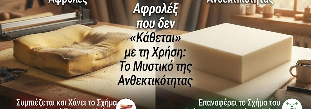 Αφρολέξ που δεν «Κάθεται» με τη Χρήση: Το Μυστικό της Ανθεκτικότητας