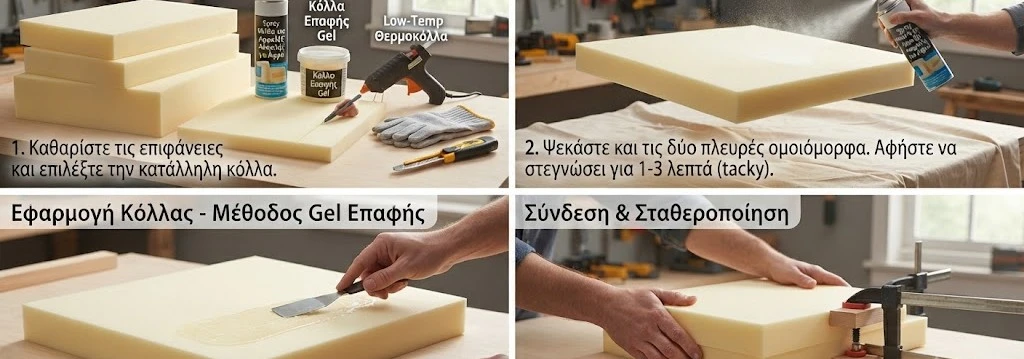 Πώς να Κολλήσω Κομμάτια Αφρολέξ | Κατάλληλη Κόλλα & Οδηγός