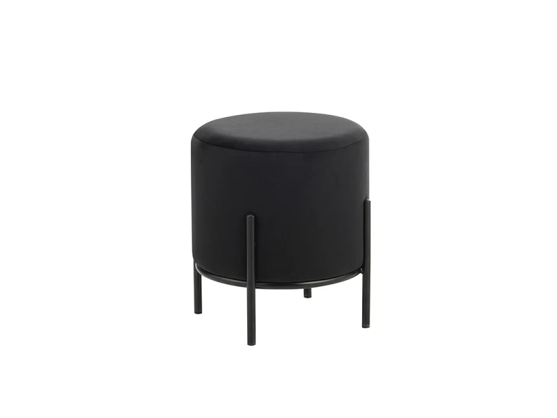 BELLA/R ΣΚΑΜΠΟ BLACK VELVET ΥΦΑΣΜΑ Φ.35Χ38εκ.
