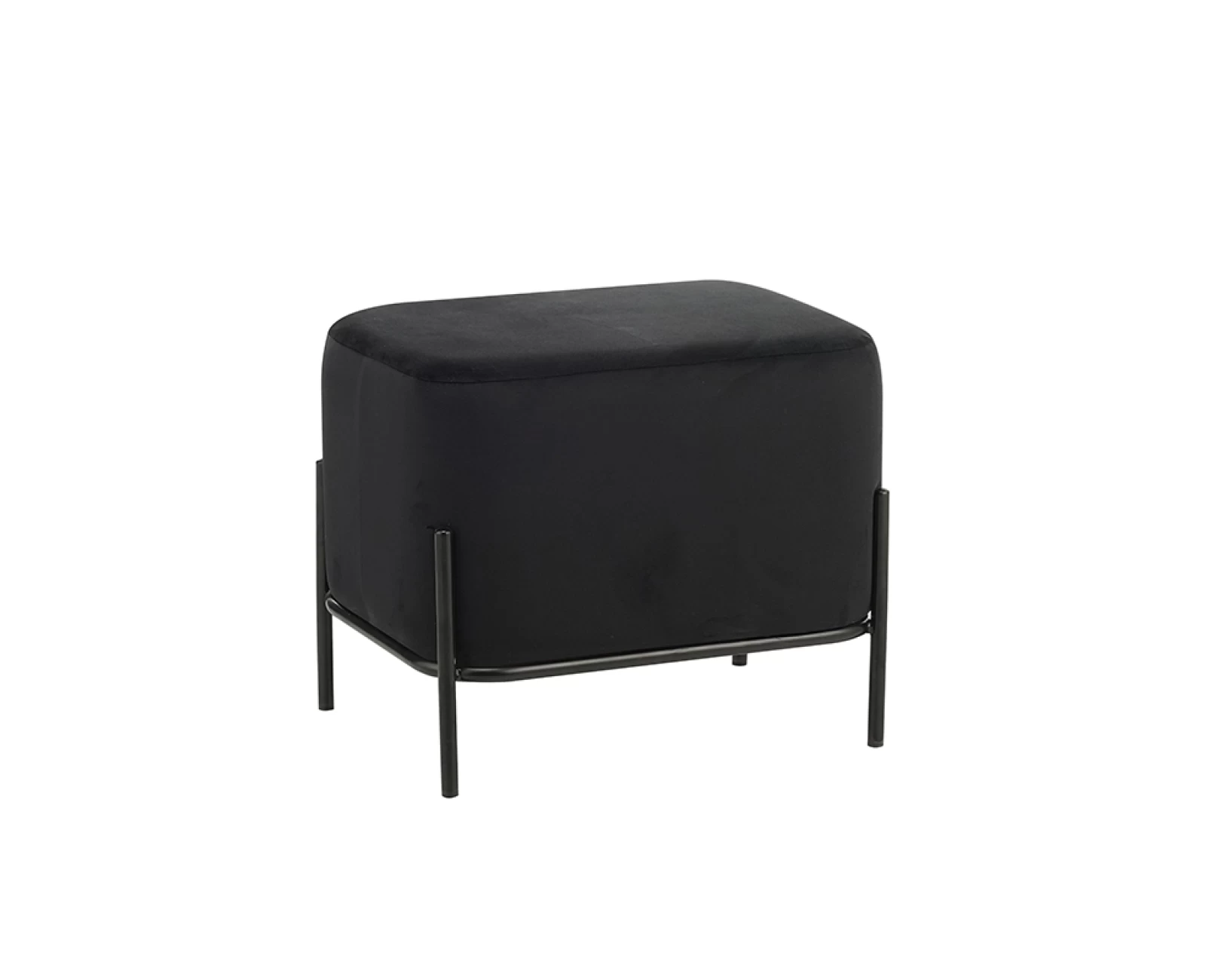 BELLA/L ΣΚΑΜΠΟ BLACK VELVET ΥΦΑΣΜΑ 48X37Χ39εκ. | Mypouf.gr BELLA/L ΣΚΑΜΠΟ BLACK VELVET ΥΦΑΣΜΑ 48X37Χ39εκ. | Mypouf.gr