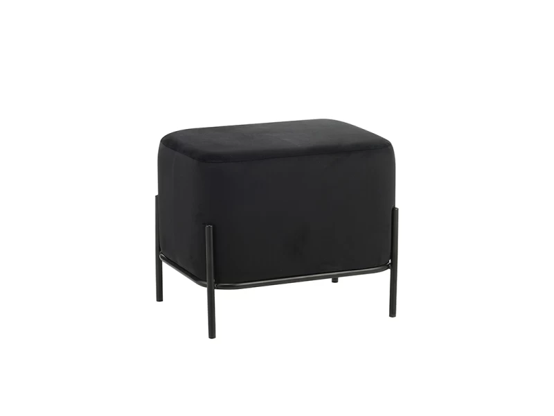 BELLA/L ΣΚΑΜΠΟ BLACK VELVET ΥΦΑΣΜΑ 48X37Χ39εκ.