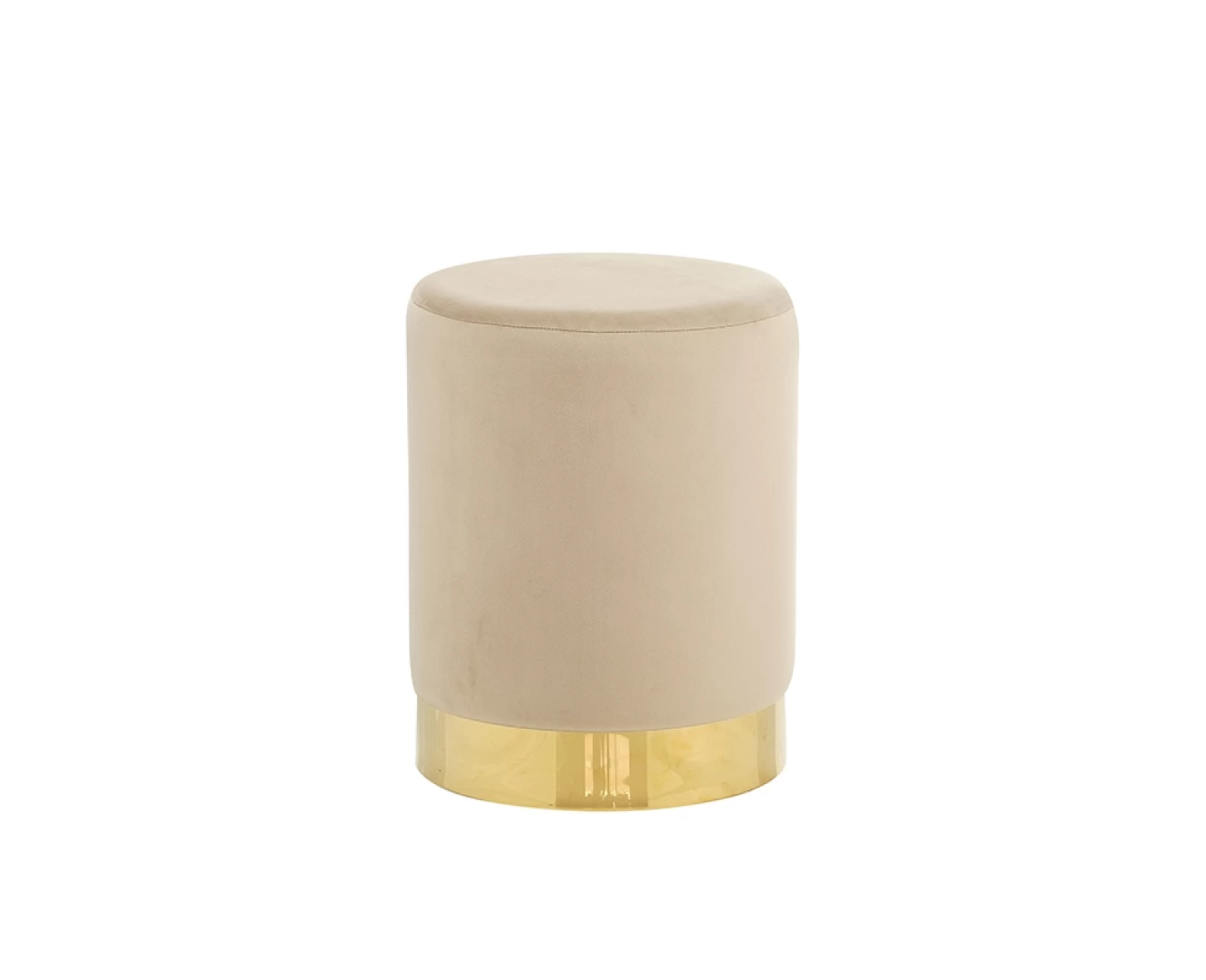 LINDA/S ΣΚΑΜΠΟ BEIGE VELVET ΥΦΑΣΜΑ Φ.34Χ42εκ. | Mypouf.gr LINDA/S ΣΚΑΜΠΟ BEIGE VELVET ΥΦΑΣΜΑ Φ.34Χ42εκ. | Mypouf.gr