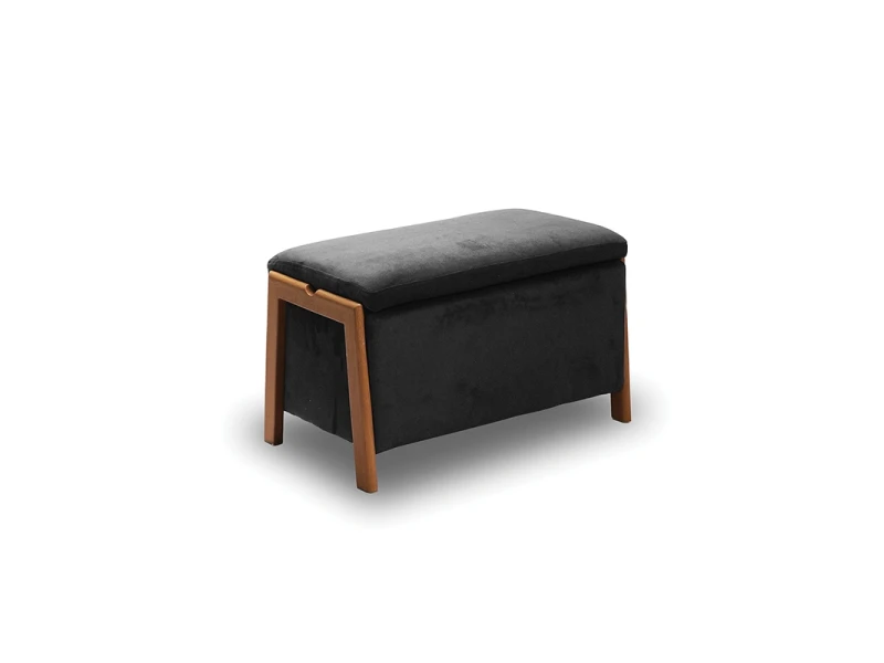 DALI ΣΚΑΜΠΟ VELVET GREY ΜΕ ΑΠΟΘ. ΧΩΡΟ 75X42X44εκ.