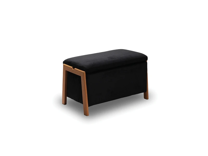 DALI ΣΚΑΜΠΟ VELVET BLACK ΜΕ ΑΠΟΘ. ΧΩΡΟ 75X42X44εκ.