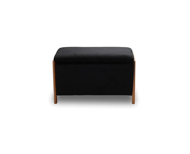 DALI ΣΚΑΜΠΟ VELVET BLACK ΜΕ ΑΠΟΘ. ΧΩΡΟ 75X42X44εκ. - Εικόνα 3 | Mypouf.gr