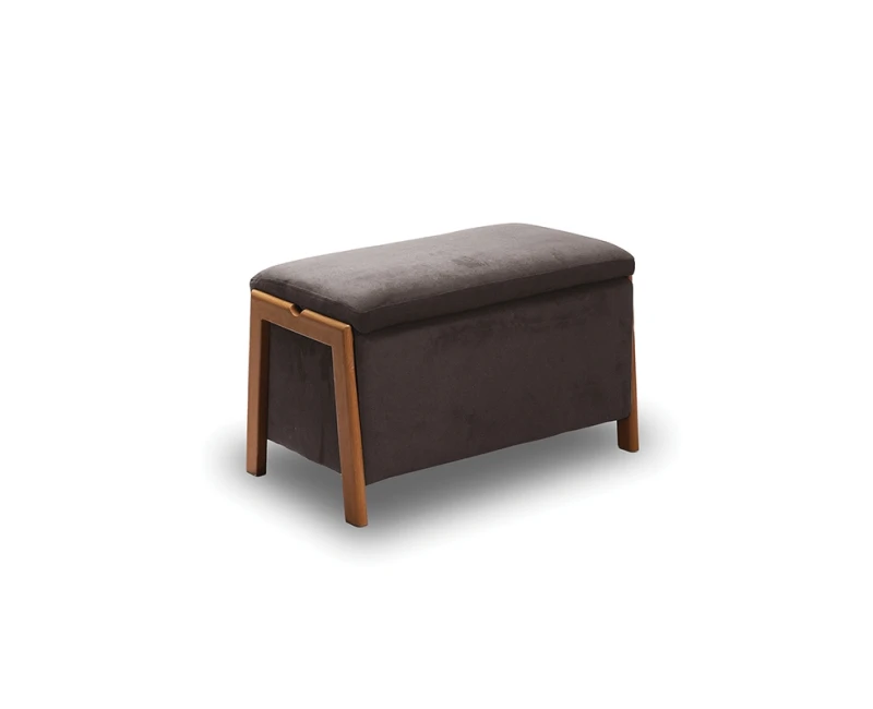 DALI ΣΚΑΜΠΟ VELVET BROWN ΜΕ ΑΠΟΘ. ΧΩΡΟ 75X42X44εκ.