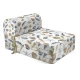 Πολυθρόνα - Κρεβάτι Flip Chair Florina Λονέτα Ύφασμα Oceania design | Mypouf.gr
