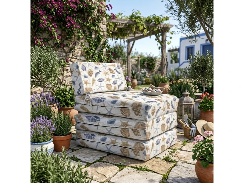 Πολυθρόνα - Κρεβάτι Flip Chair Panama Λονέτα Ύφασμα Oceania design