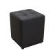 CUBE BLACK PU ΣΚΑΜΠΟ 35X35X42εκ. - Εικόνα 2 | Mypouf.gr