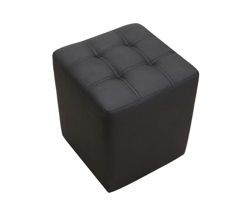CUBE BLACK PU ΣΚΑΜΠΟ 35X35X42εκ. - Εικόνα 3 | Mypouf.gr