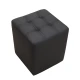 CUBE BLACK PU ΣΚΑΜΠΟ 35X35X42εκ. - Εικόνα 3 | Mypouf.gr