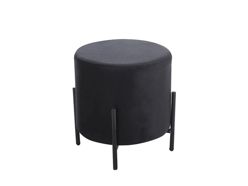 BELLA/R ΣΚΑΜΠΟ BLACK VELVET ΥΦΑΣΜΑ Φ.35Χ38εκ.