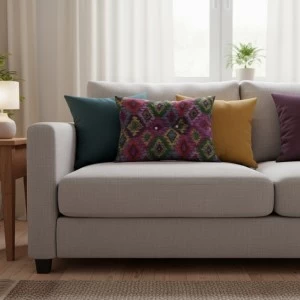 Μαξιλάρια για καναπέδες με κουμπιά διακοσμητικά