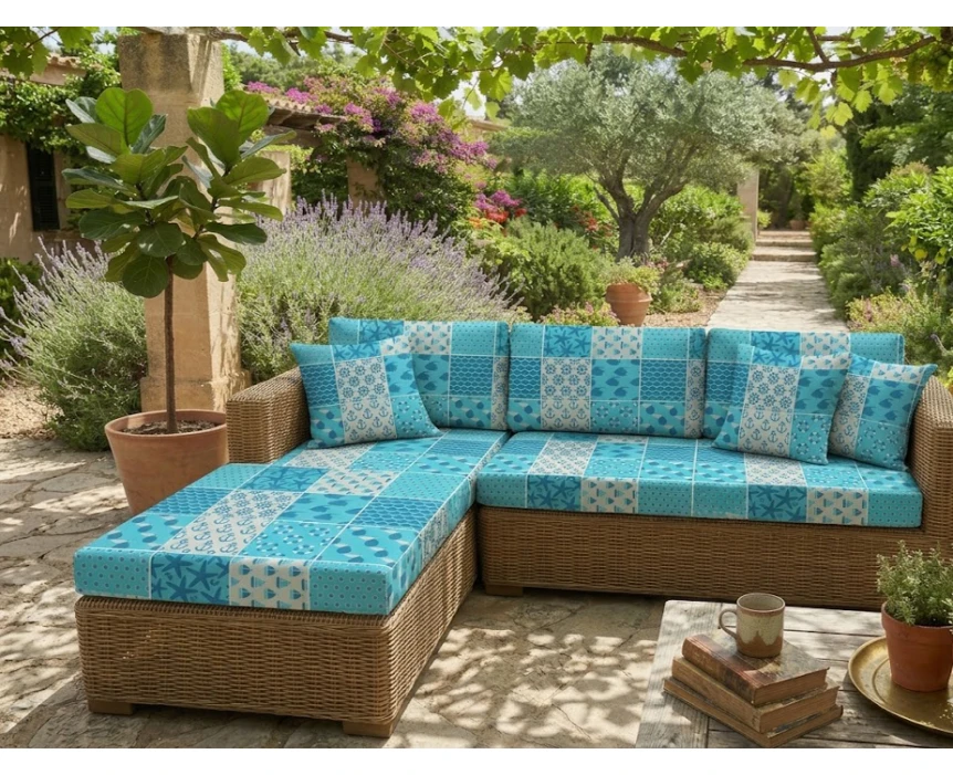 Μαξιλάρι Κρετόν Με Σχέδιο Summer Για Παλέτα Και Ευρωπαλέτα | Mypouf.gr