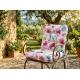 Μαξιλάρι μπαμπού Adele design ύφασμα λονέτα με πλάτη | Mypouf.gr