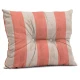 Μαξιλάρι Πλάτης Με 2 Κουμπιά wide stripes orange - Λονέτα Ύφασμα | Mypouf.gr