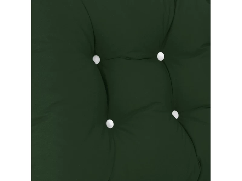 Μαξιλάρι μονόχρωμο αδιάβροχο κυπαρισσί για καναπέ - παλέτα με κουμπιά - Μπαμπού