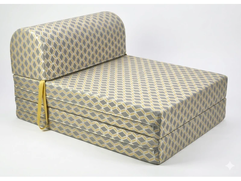 Πολυθρόνα - Κρεβάτι Flip Chair Florina - 70% αδιαβροχοποίηση Ύφασμα απόχρωση σχέδιο (Beehive)