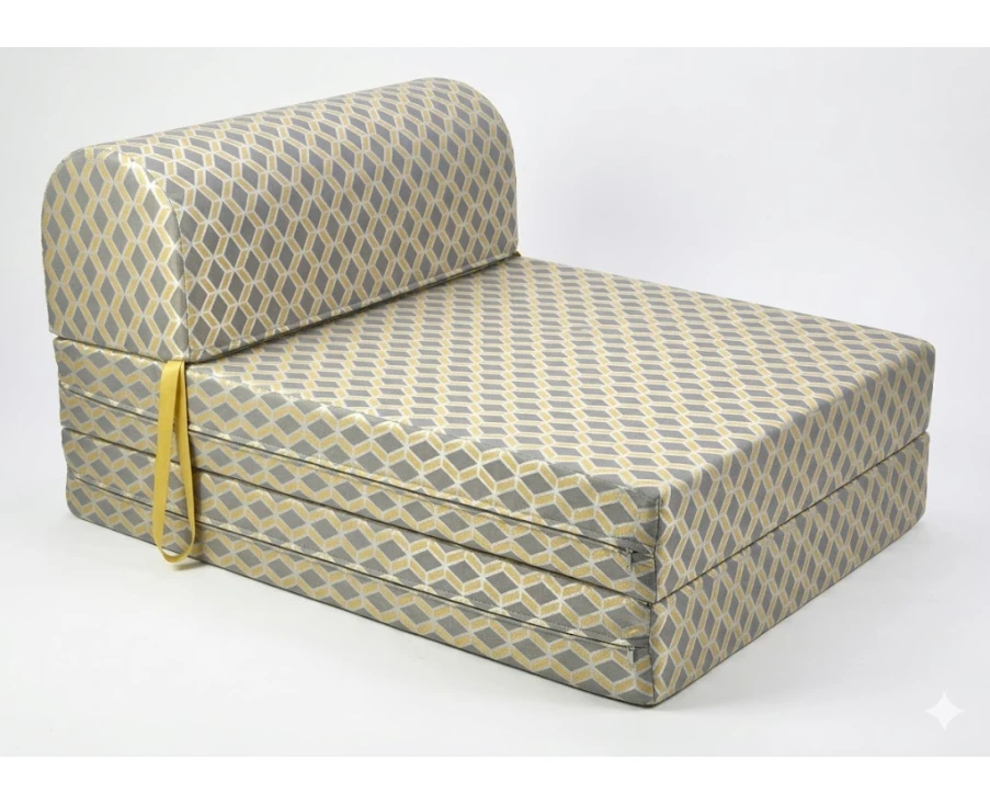 Πολυθρόνα - Κρεβάτι Flip Chair Florina - 70% αδιαβροχοποίηση Ύφασμα απόχρωση σχέδιο (Beehive)