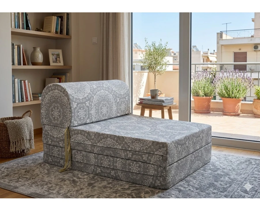 Πολυθρόνα - Κρεβάτι Flip Chair Florina - 70% αδιαβροχοποίηση Ύφασμα απόχρωση σχέδιο (Design 15357-06) - Εικόνα 2 | Mypouf.gr