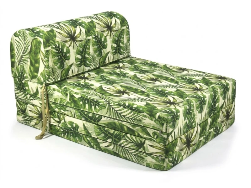 Πολυθρόνα - Κρεβάτι Flip Chair Florina - 70% αδιαβροχοποίηση Ύφασμα απόχρωση σχέδιο (Leaves 16137)