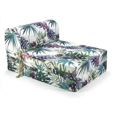 Πολυθρόνα - Κρεβάτι Flip Chair Florina - 70% αδιαβροχοποίηση Ύφασμα απόχρωση σχέδιο (Leaves 8813)