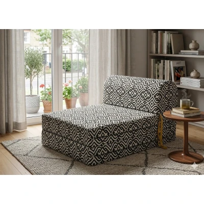 Πολυθρόνα - Κρεβάτι Flip Chair Florina - 70% αδιαβροχοποίηση Ύφασμα απόχρωση σχέδιο (Rail Design 15221-01)