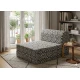 Πολυθρόνα - Κρεβάτι Flip Chair Florina - 70% αδιαβροχοποίηση Ύφασμα απόχρωση σχέδιο (Rail Design 15221-01) | Mypouf.gr