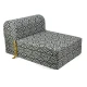 Πολυθρόνα - Κρεβάτι Flip Chair Florina - 70% αδιαβροχοποίηση Ύφασμα απόχρωση σχέδιο (Rail Design 15221-01) | Mypouf.gr