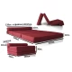 Καναπές - Κρεβάτι Flip Sofa σάπιο μήλο Kansas με φερμουάρ | Mypouf.gr Καναπές - Κρεβάτι Flip Sofa σάπιο μήλο Kansas με φερμουάρ | Mypouf.gr