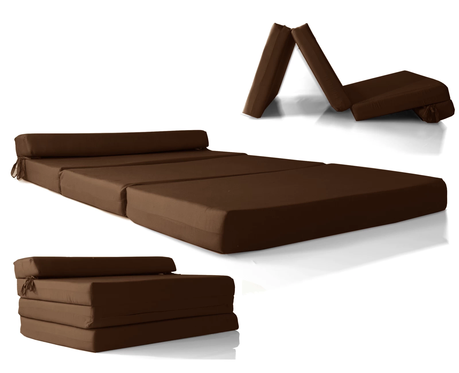 Καναπές - Κρεβάτι Flip Sofa καφέ Kansas με φερμουάρ | Mypouf.gr Καναπές - Κρεβάτι Flip Sofa καφέ Kansas με φερμουάρ | Mypouf.gr