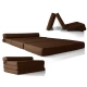 Καναπές - Κρεβάτι Flip Sofa καφέ Kansas με φερμουάρ | Mypouf.gr Καναπές - Κρεβάτι Flip Sofa καφέ Kansas με φερμουάρ | Mypouf.gr