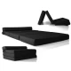 Καναπές - Κρεβάτι Flip Sofa μαύρο Kansas με φερμουάρ | Mypouf.gr Καναπές - Κρεβάτι Flip Sofa μαύρο Kansas με φερμουάρ | Mypouf.gr