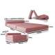 Καναπές - Κρεβάτι Flip Sofa σομόν - ροζ Kansas με φερμουάρ | Mypouf.gr Καναπές - Κρεβάτι Flip Sofa σομόν - ροζ Kansas με φερμουάρ | Mypouf.gr